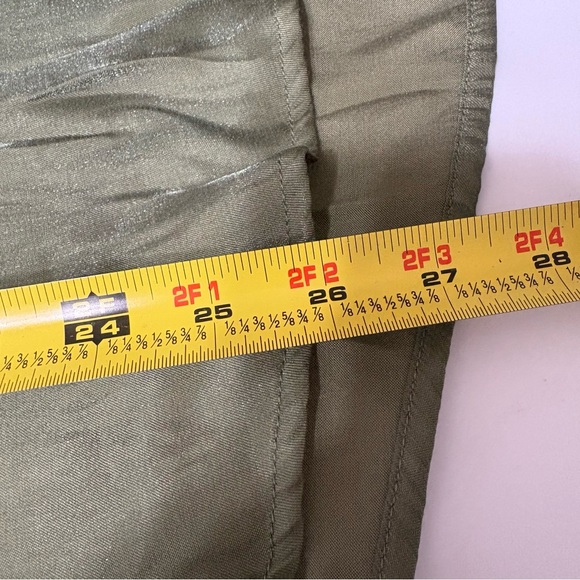 NWT Olive green embroidered boho blouse made of 100% rayon - Picture 12 of 12